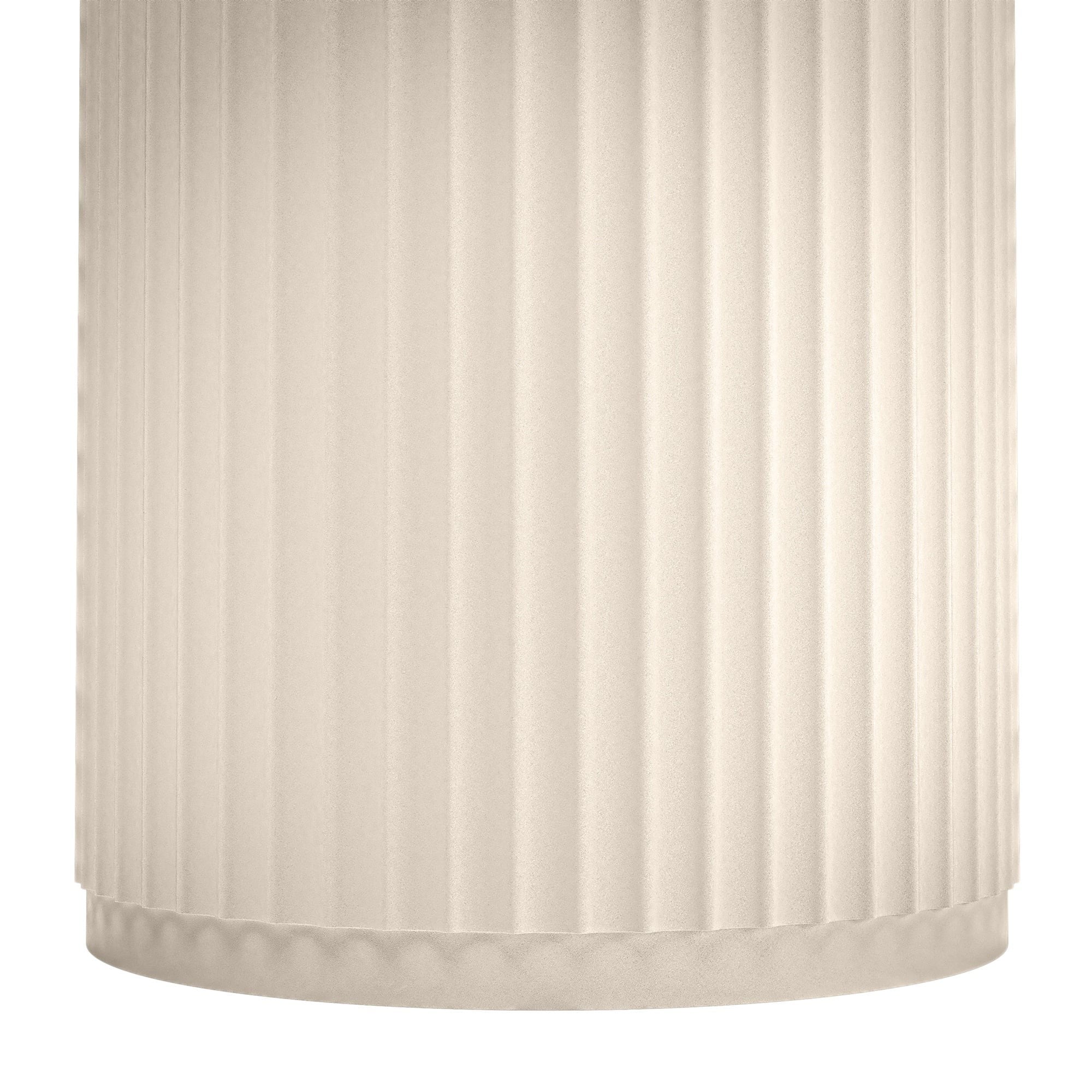 Free-standing washbasin COLINE, ribbed, grey-beige, 45x90 cm