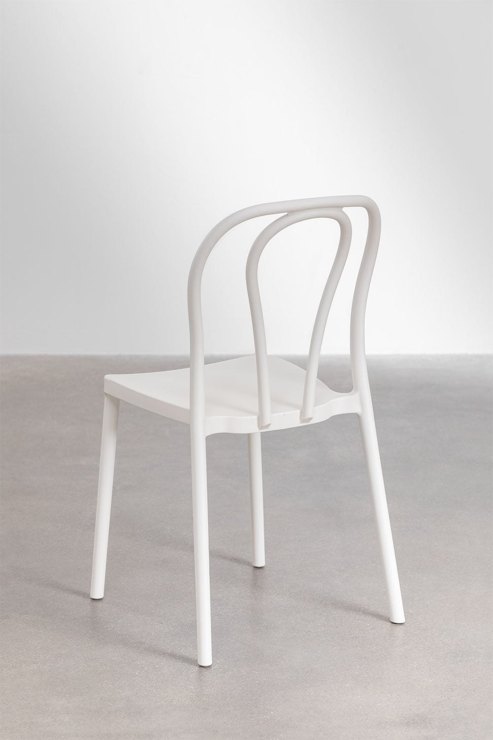 MINTO set, round table and 2 chairs, white