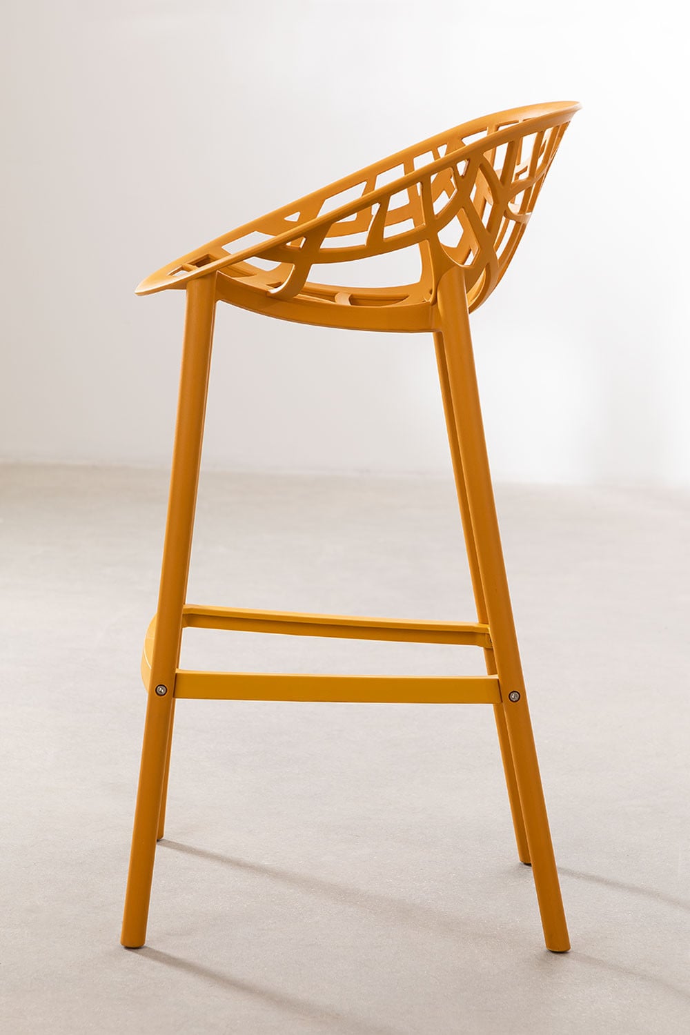 Baro kėdė MEKANO, garstyčių, 75 cm