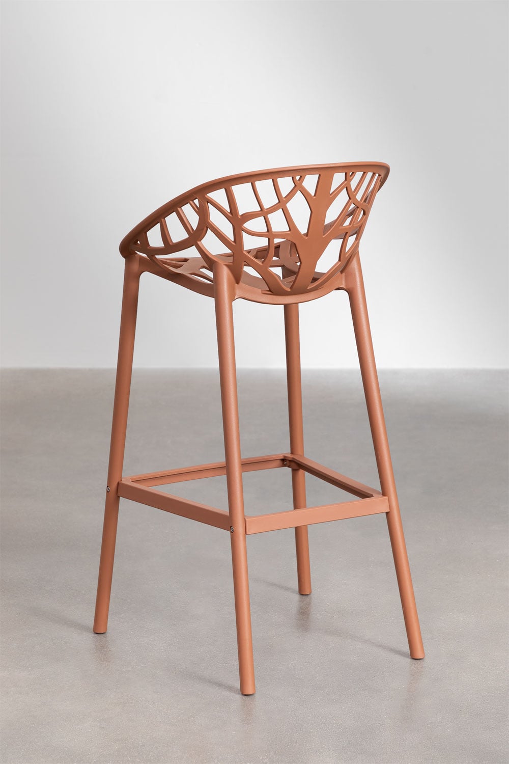 Bar Stool MEKANO, rust, 75 cm