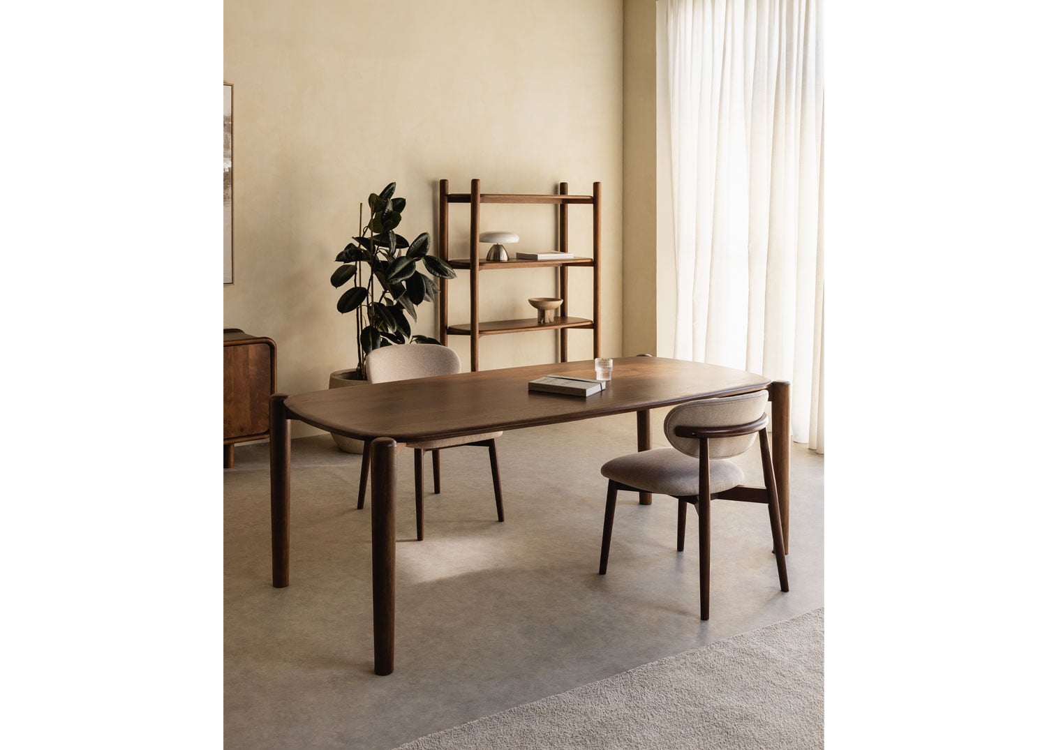 Galds GINA, 200x90 cm, mango koks