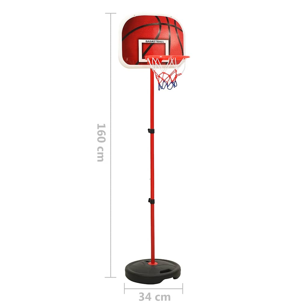 Vaikiškas krepšinio rinkinys, 160cm, reguliuojamas - Namų Idėja