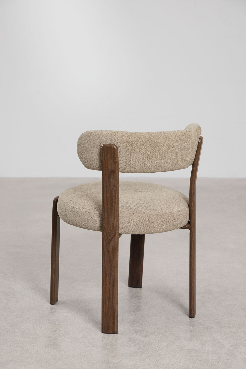 Dining chair JOLIE, brown chenille