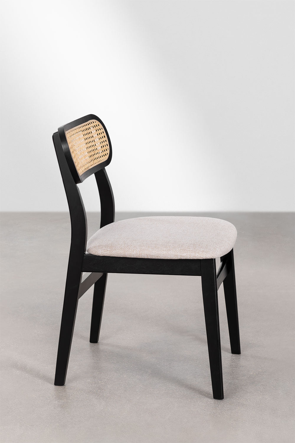Dining chair LEIVE, black color
