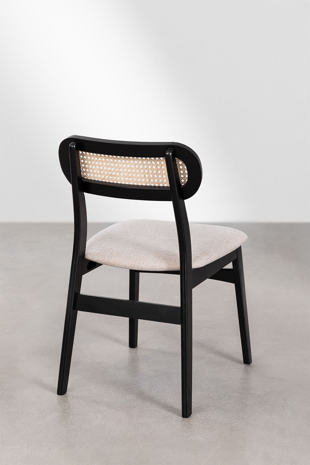 Dining chair LEIVE, black color