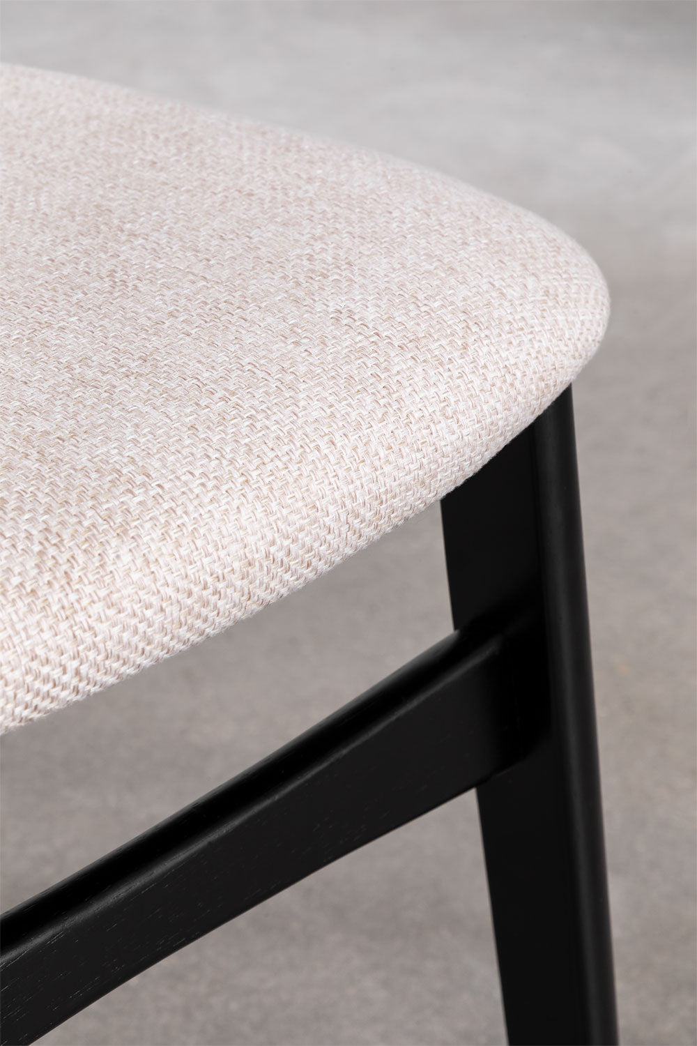 Dining chair LEIVE, black color