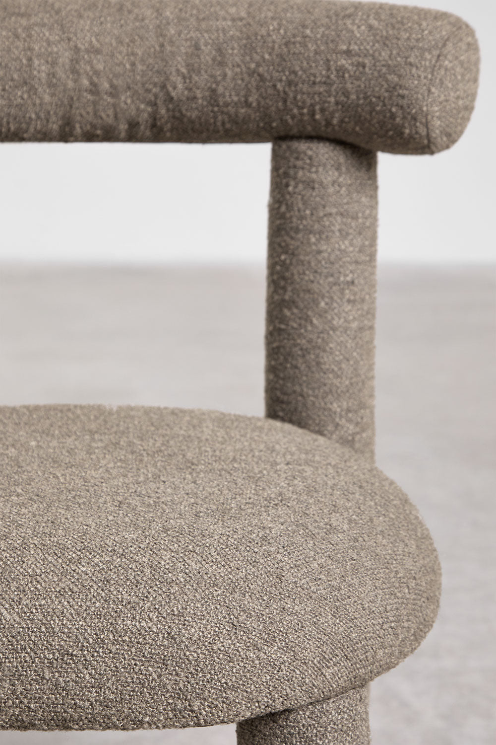 Dining chair NOVOORO, bouclé
