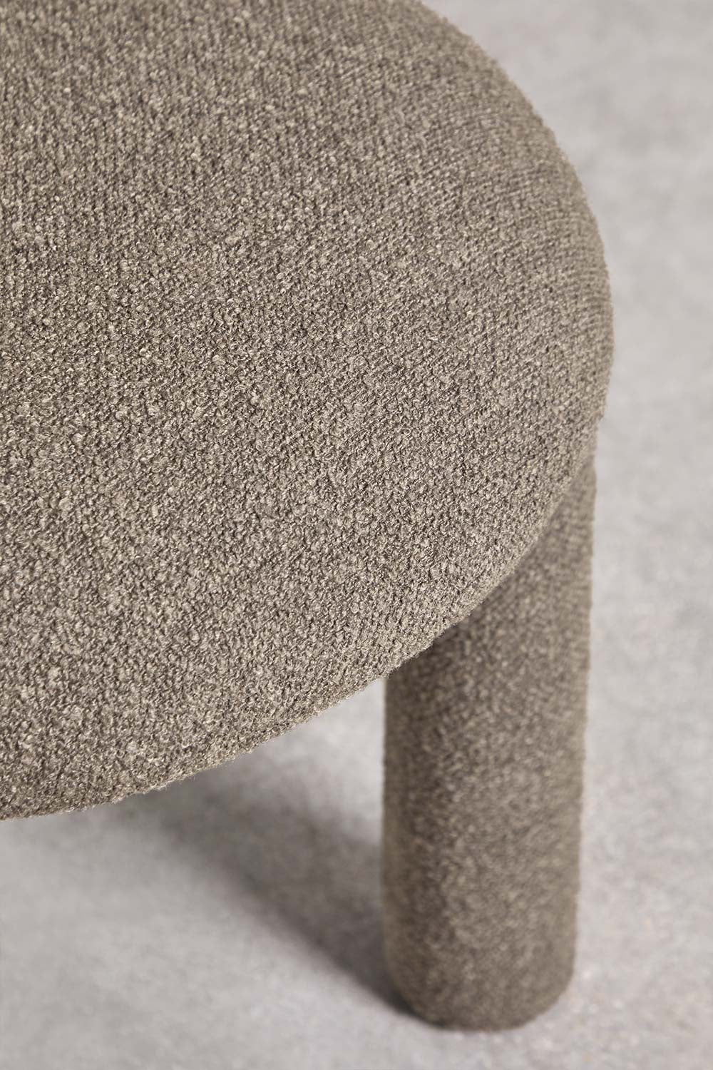 Dining chair NOVOORO, bouclé