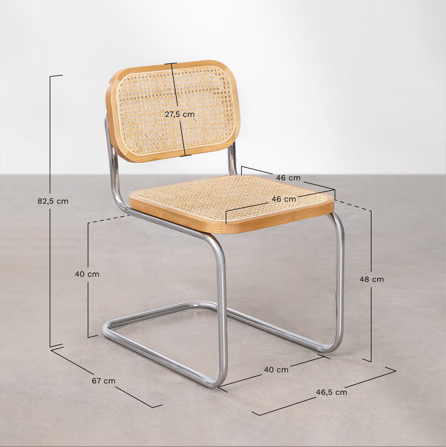 Dining chair TENTO STYLE, light brown