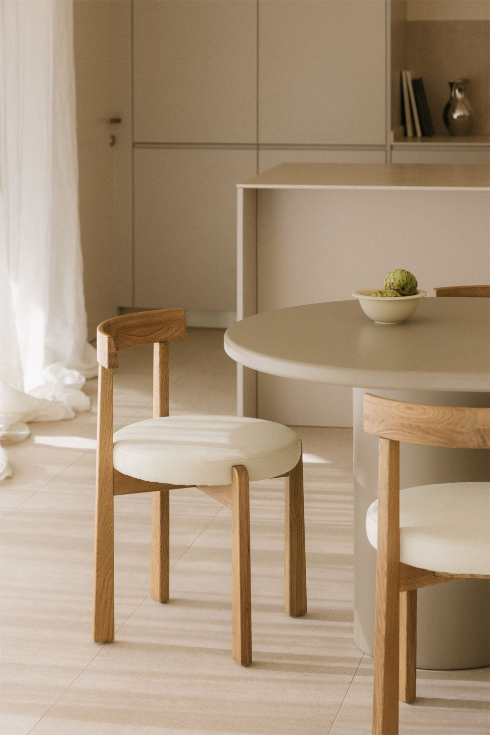 VELUURA dining chair, oak