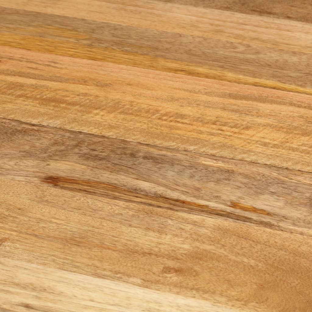 Valgomojo stalas, 110x78cm, mango medienos masyvas ir plienas - Namų Idėja