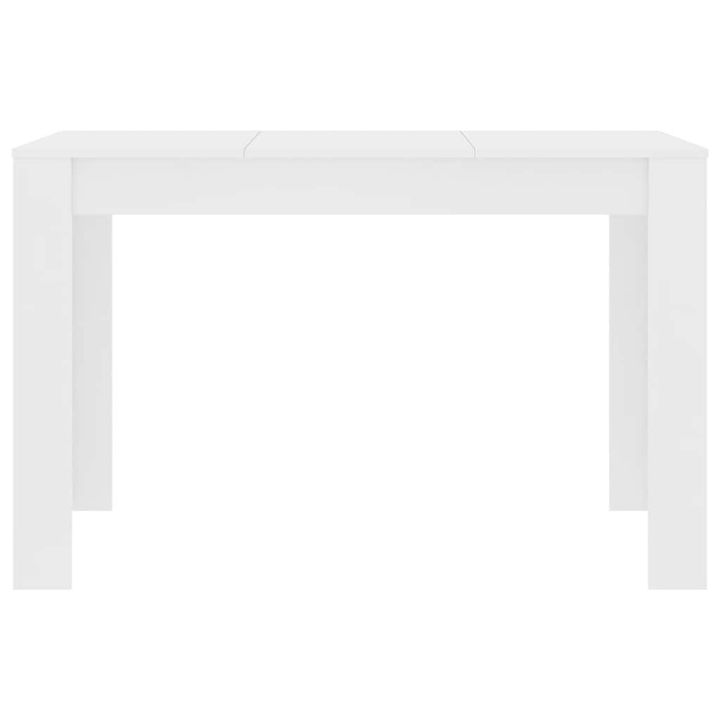 Valgomojo stalas, baltos spalvos, 120x60x76cm, apdirbta mediena - Namų Idėja