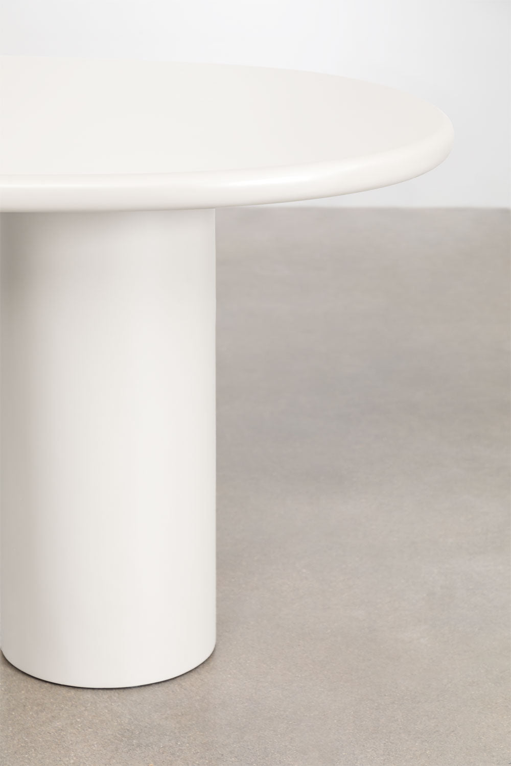 Dining table BILLIE, oval, white