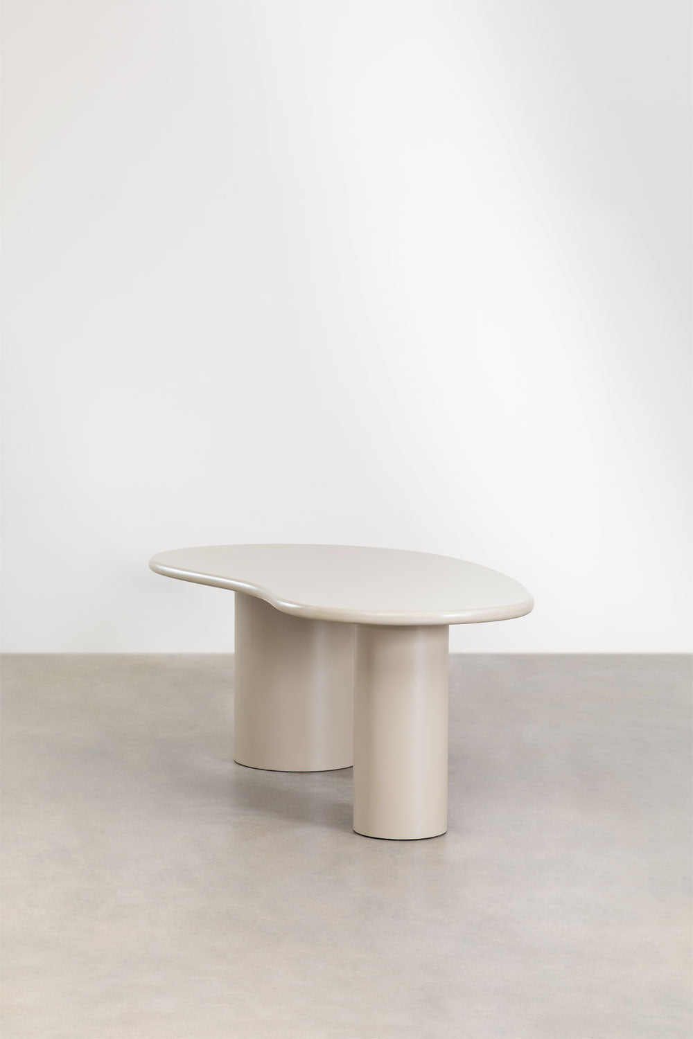 Dining table BILLIE, oval, cream