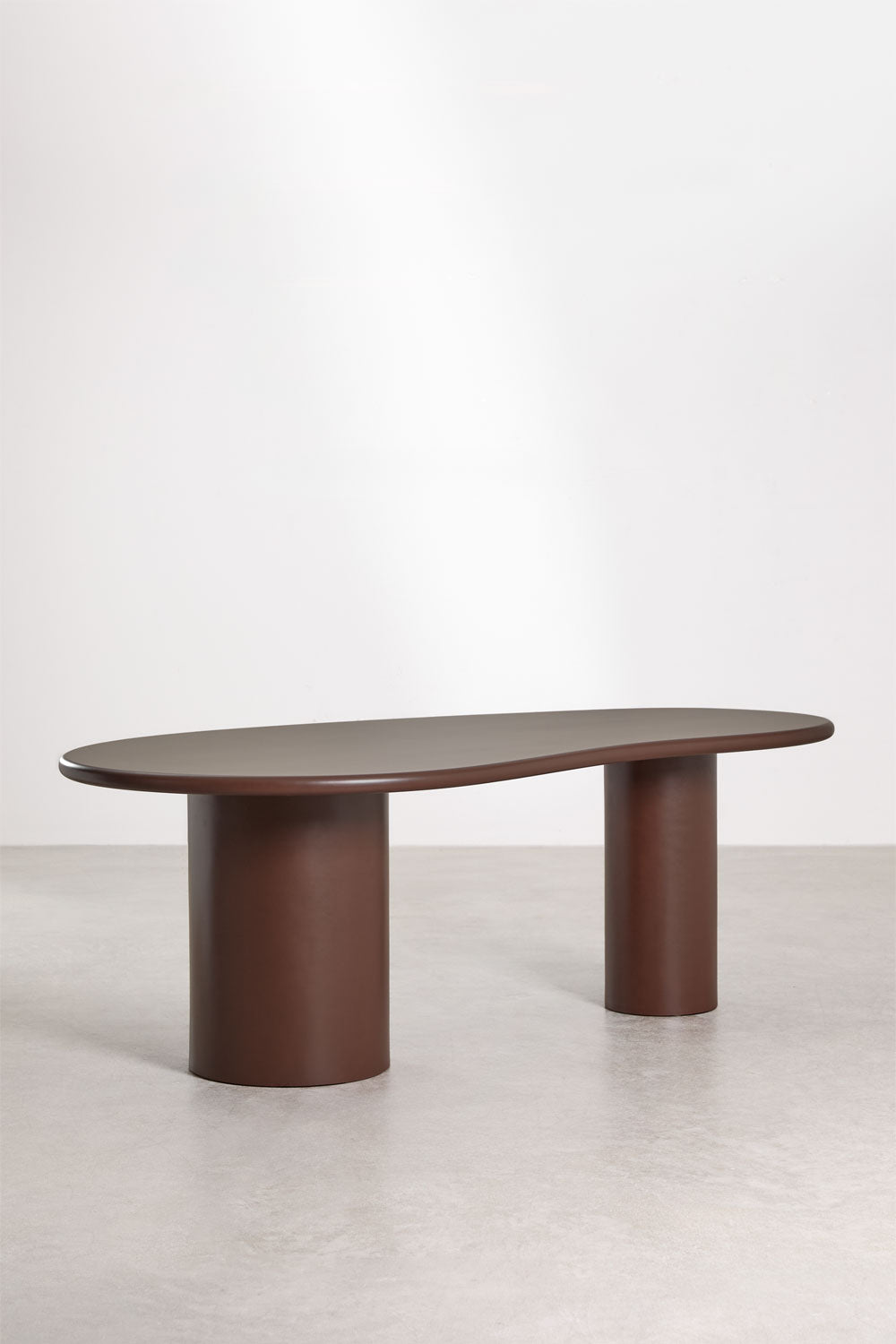 Dining table BILLIE, oval, brown