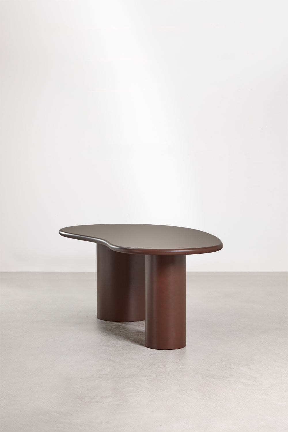 Dining table BILLIE, oval, brown
