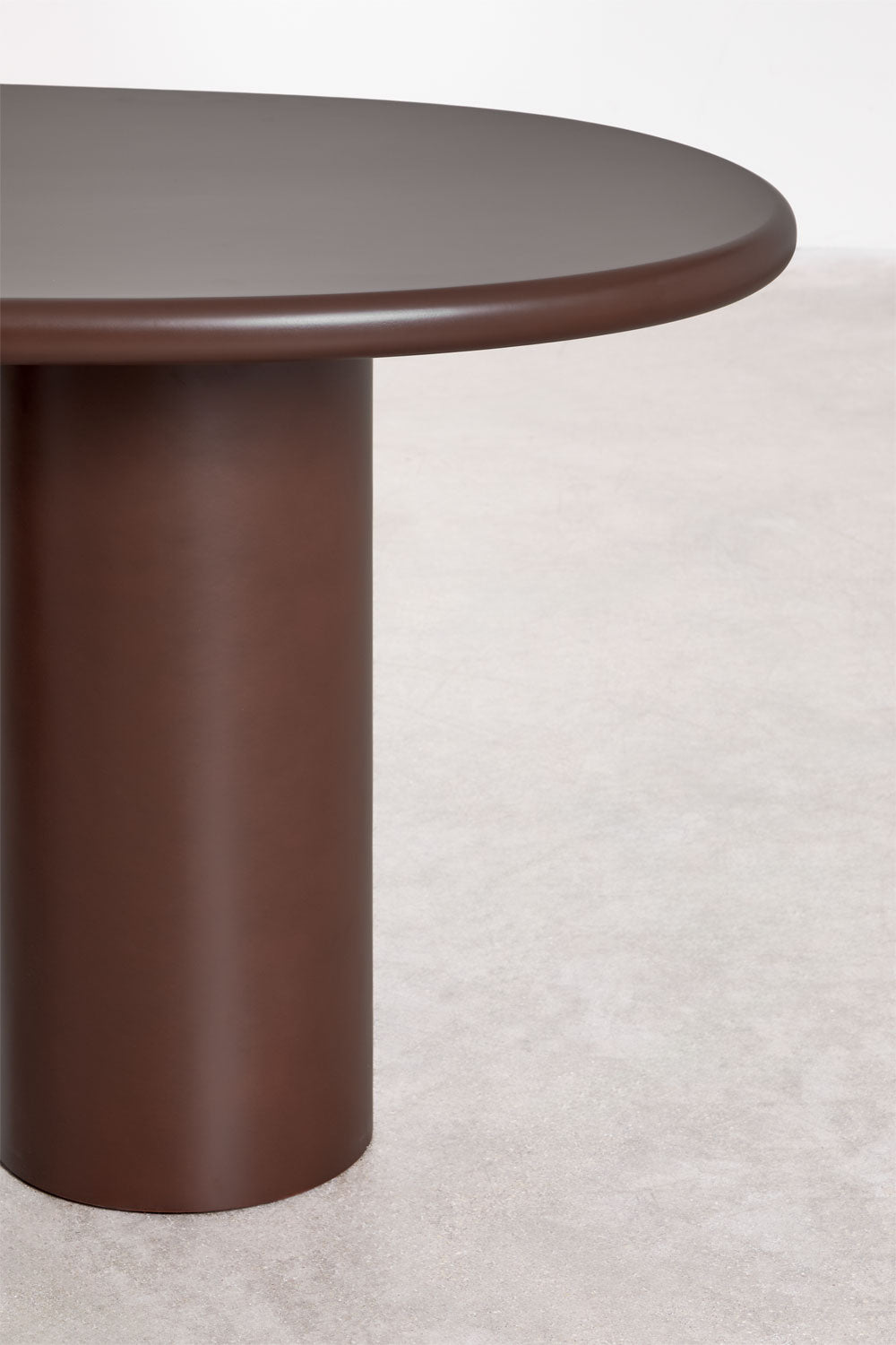 Dining table BILLIE, oval, brown