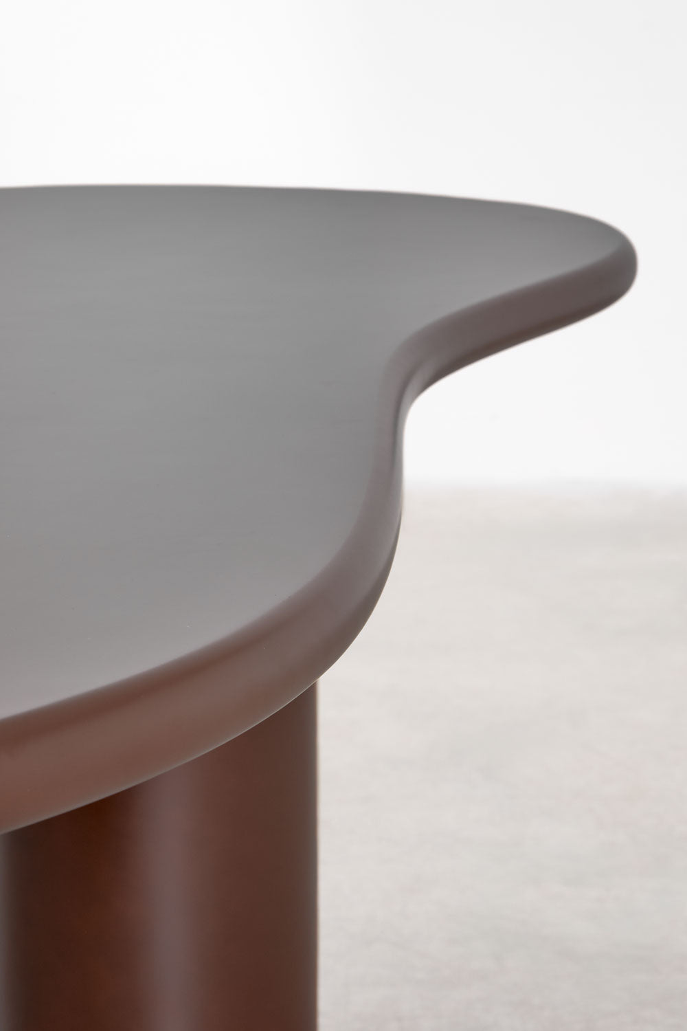 Dining table BILLIE, oval, brown
