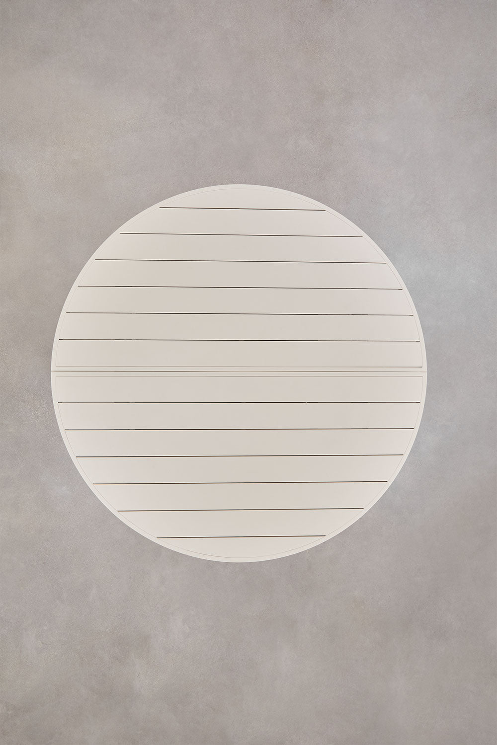 Valgomojo stalas BRONA, pratęsiamas, 145-200x145 cm, smėlio balta