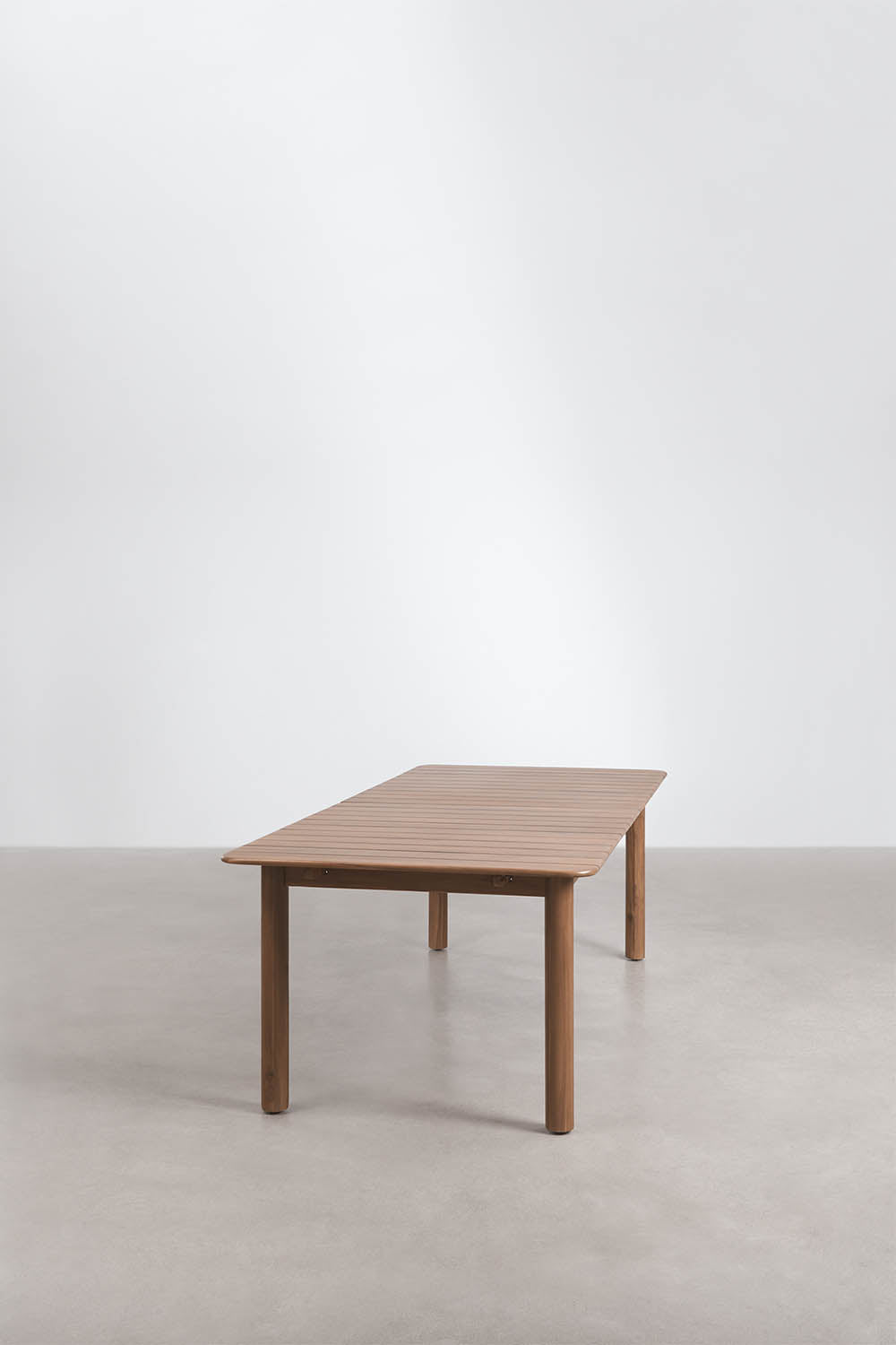 Valgomojo stalas DAIVA, pratęsiamas, 250-310x105 cm, tamsus