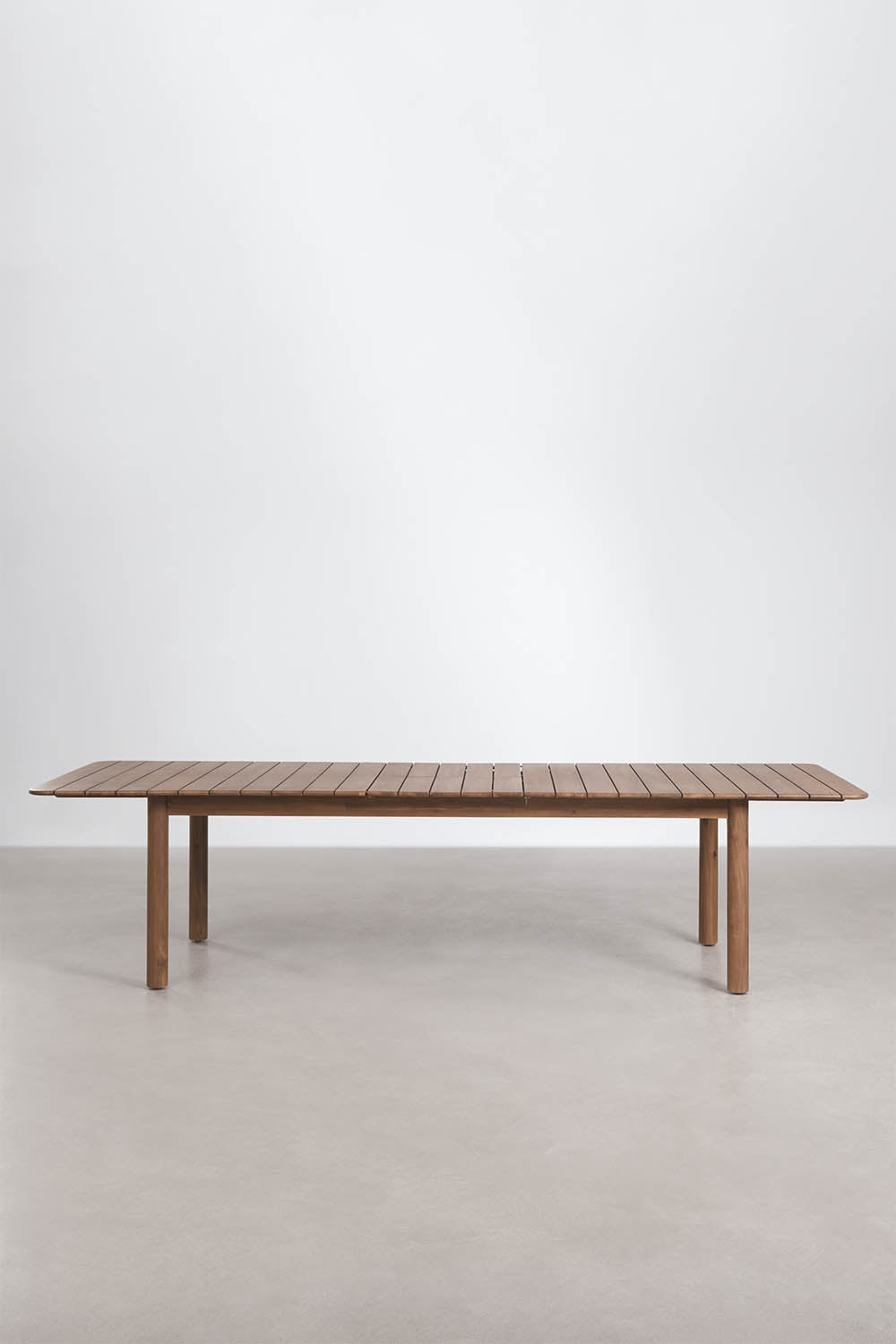 Valgomojo stalas DAIVA, pratęsiamas, 250-310x105 cm, tamsus