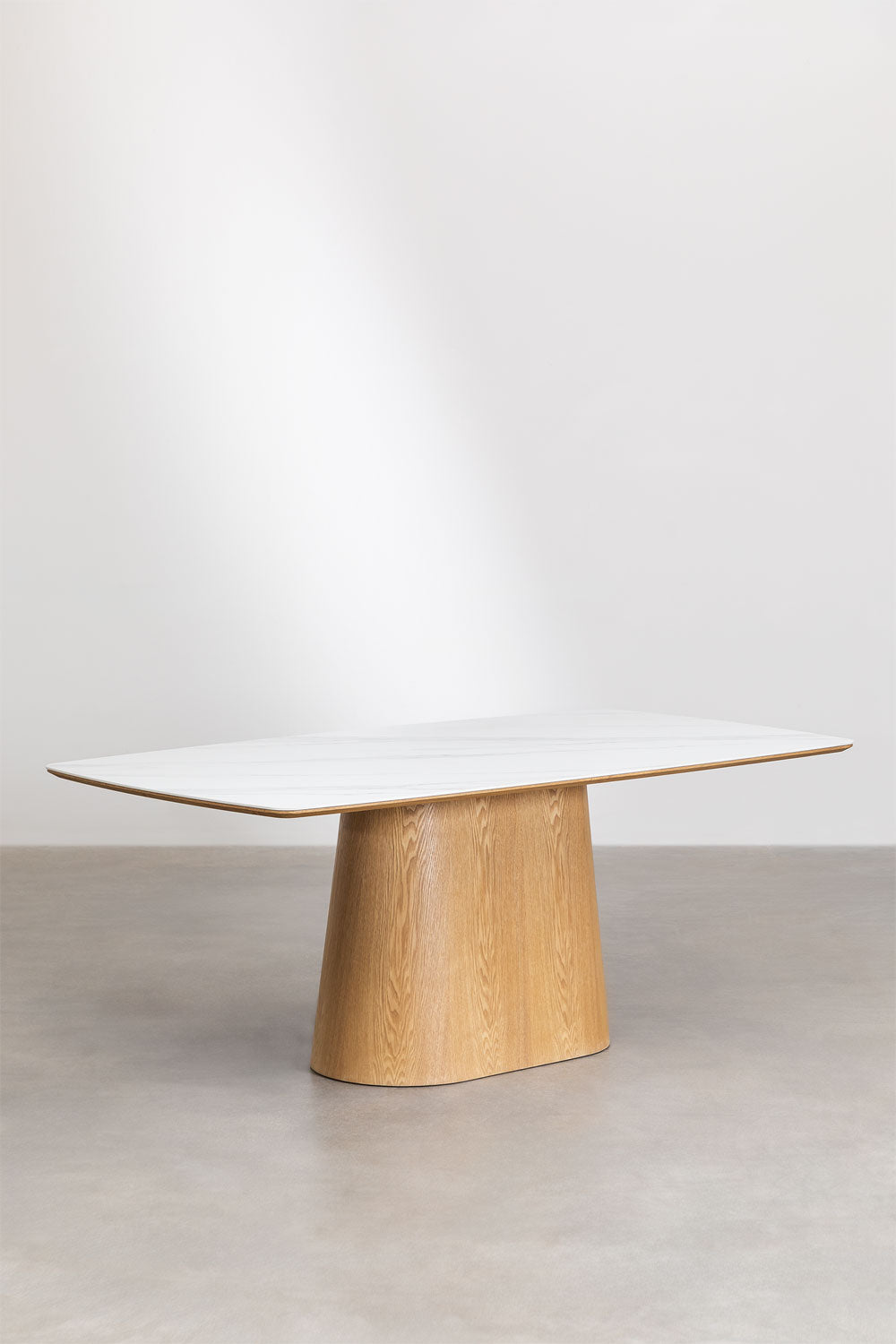 Dining table ESSENCE, grey ceramic