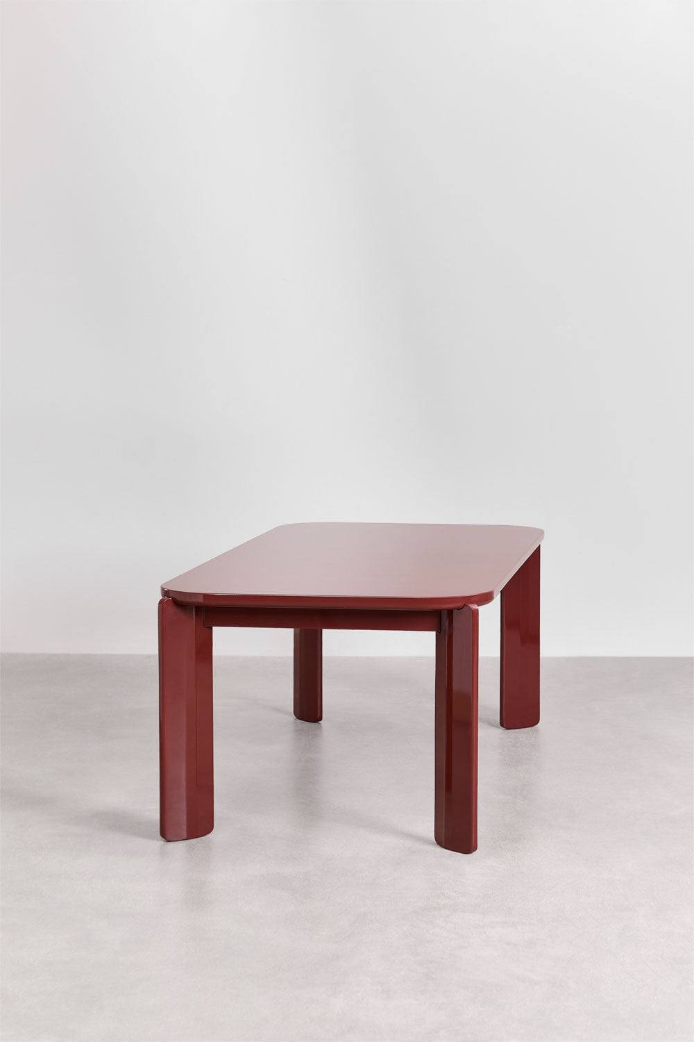 GINERIA dining table 200x100 cm, wine red