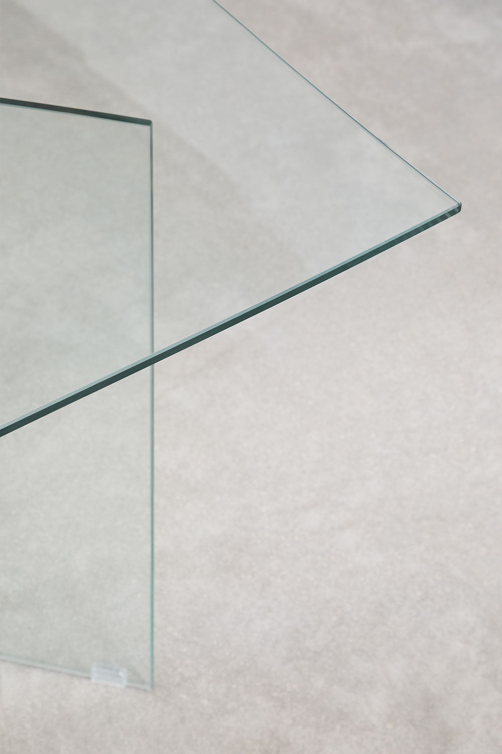 PURY stikla pusdienu galds, 180x90 cm
