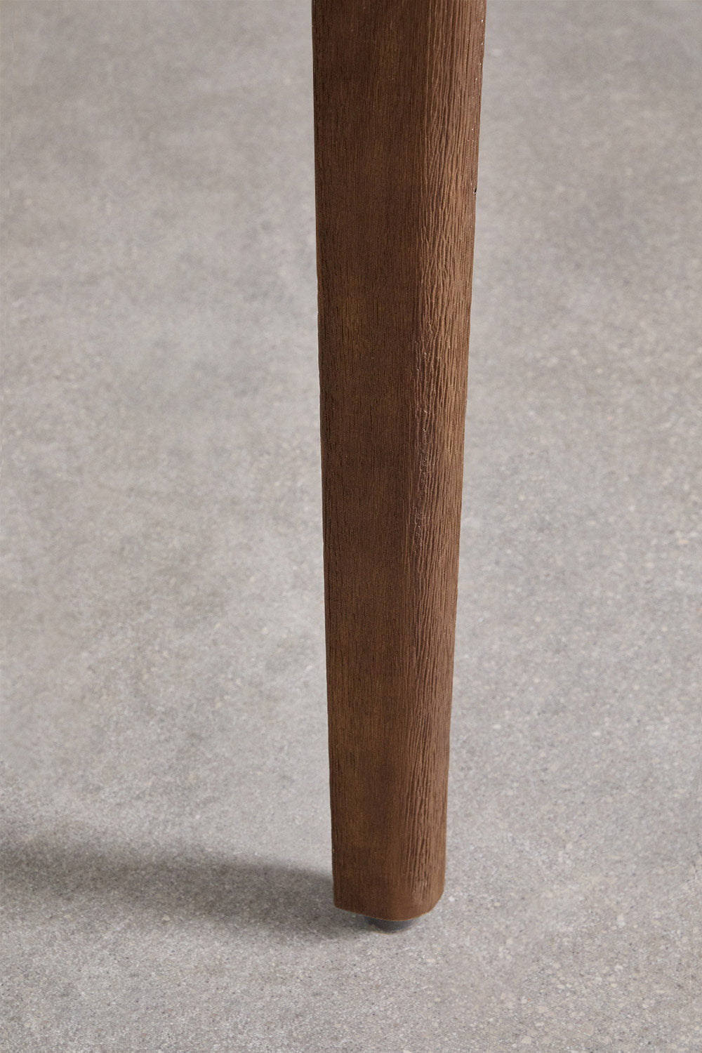 Ēdamistabas galds JANETA, apaļš, Ø100 cm, cements, tumšs