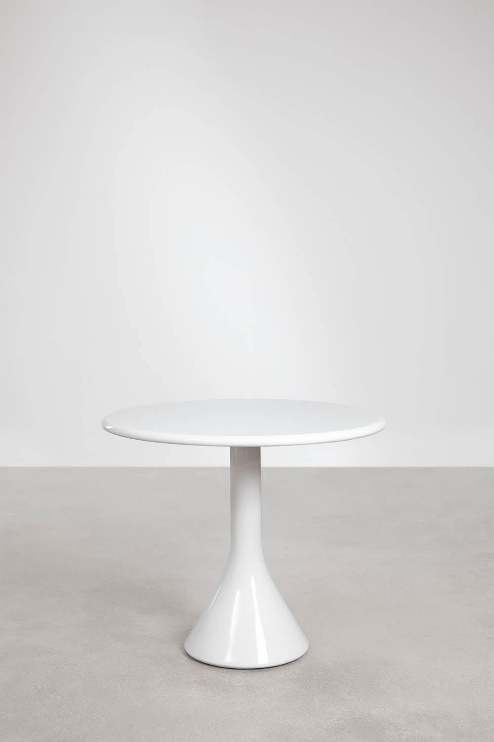 Valgomojo stalas MELODY, apvalus, Ø90 cm, cementas