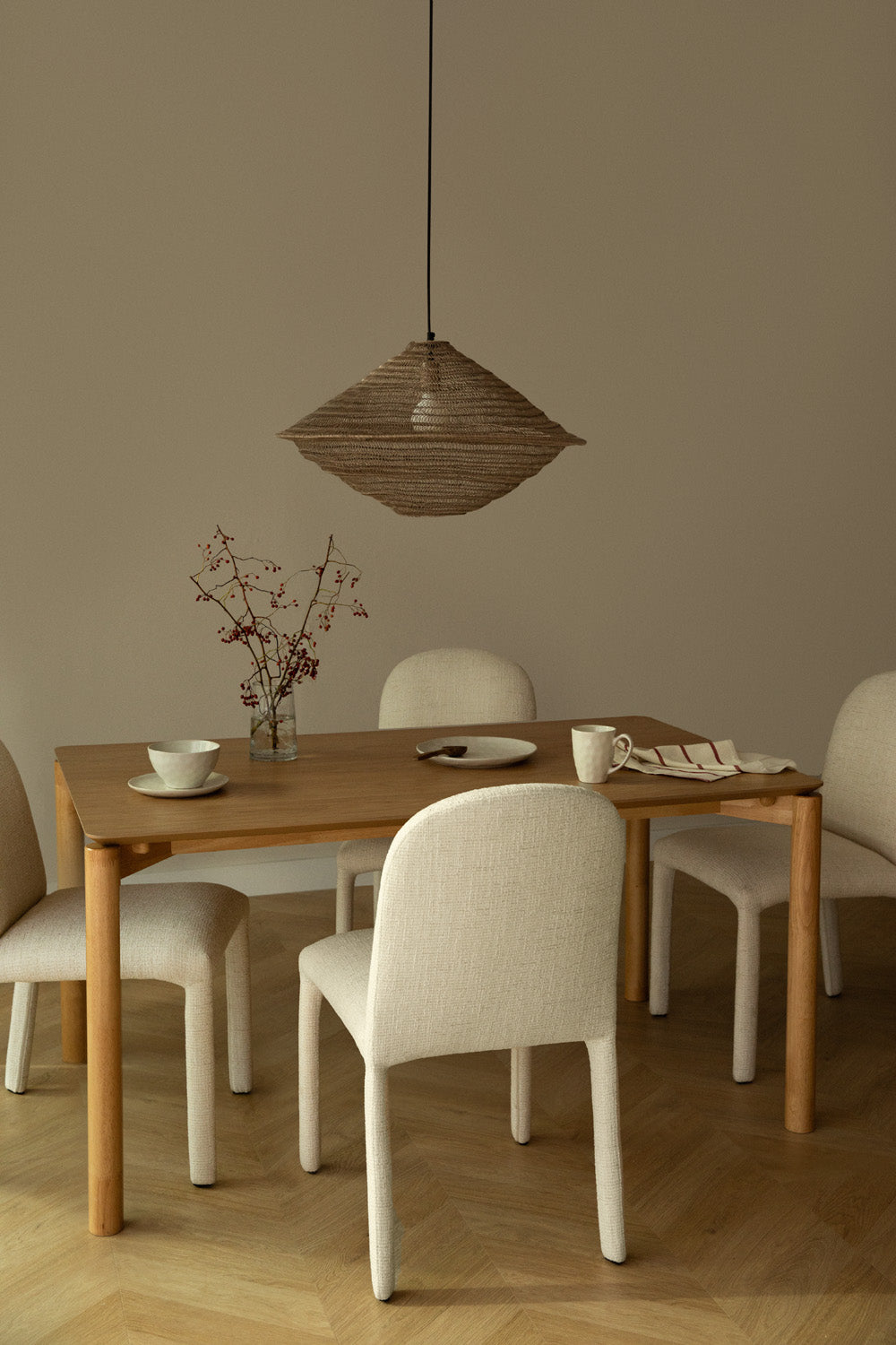 Dining table MODEL, 150x90 cm, oak color
