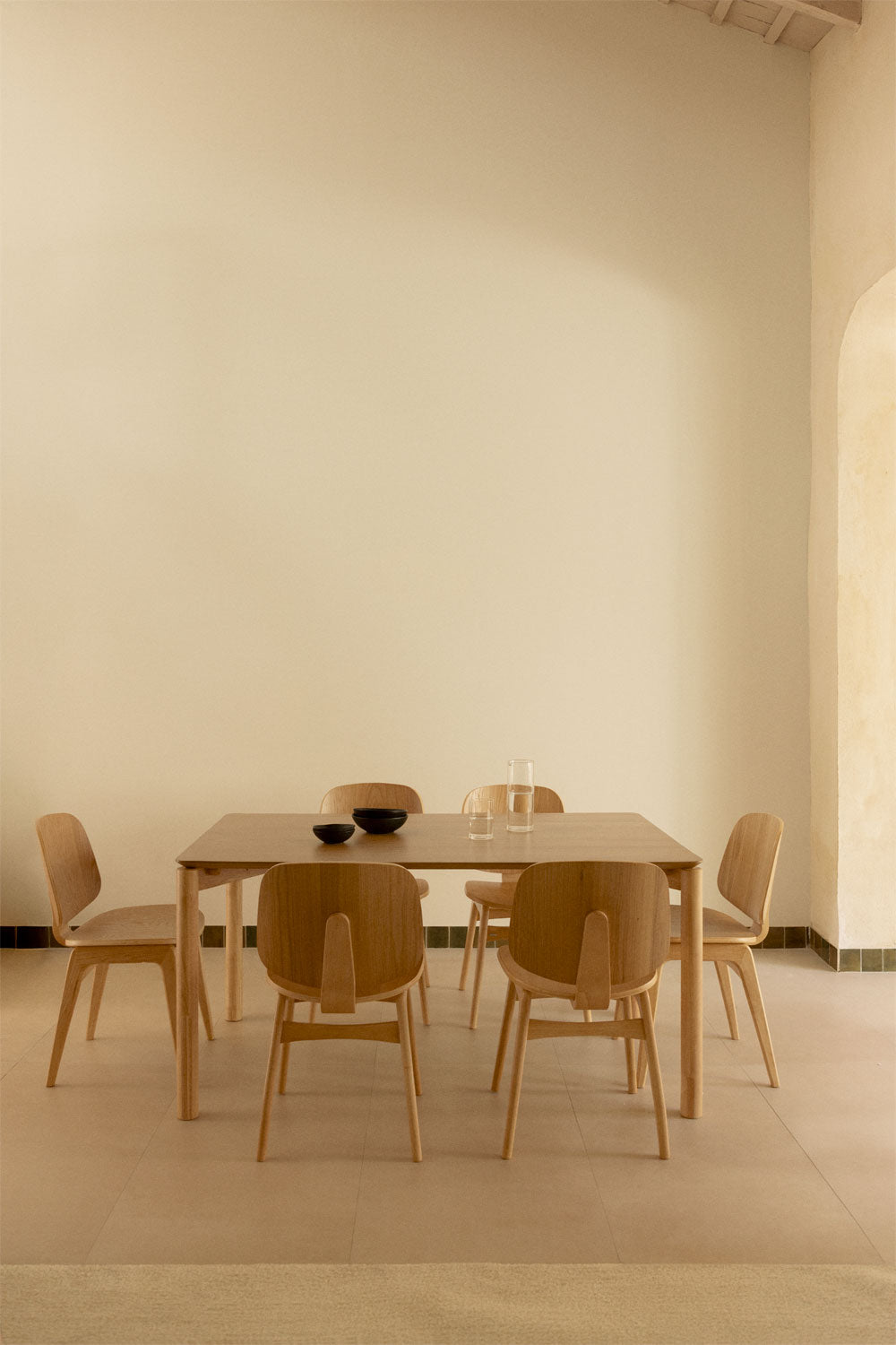 Dining table MODEL, 200x100 cm, oak color