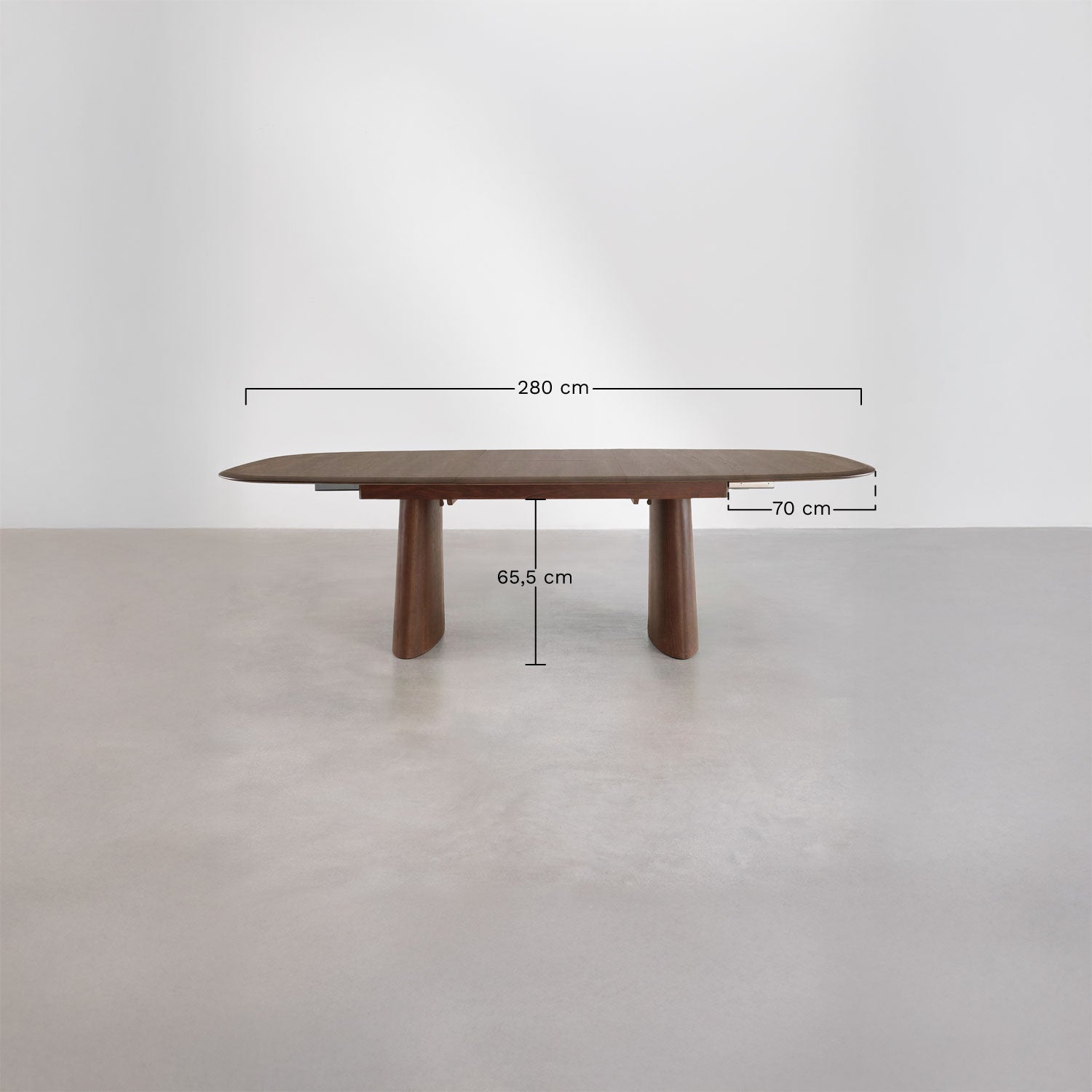Ēdamgalds TERIURA 220–280x110 cm, MDF
