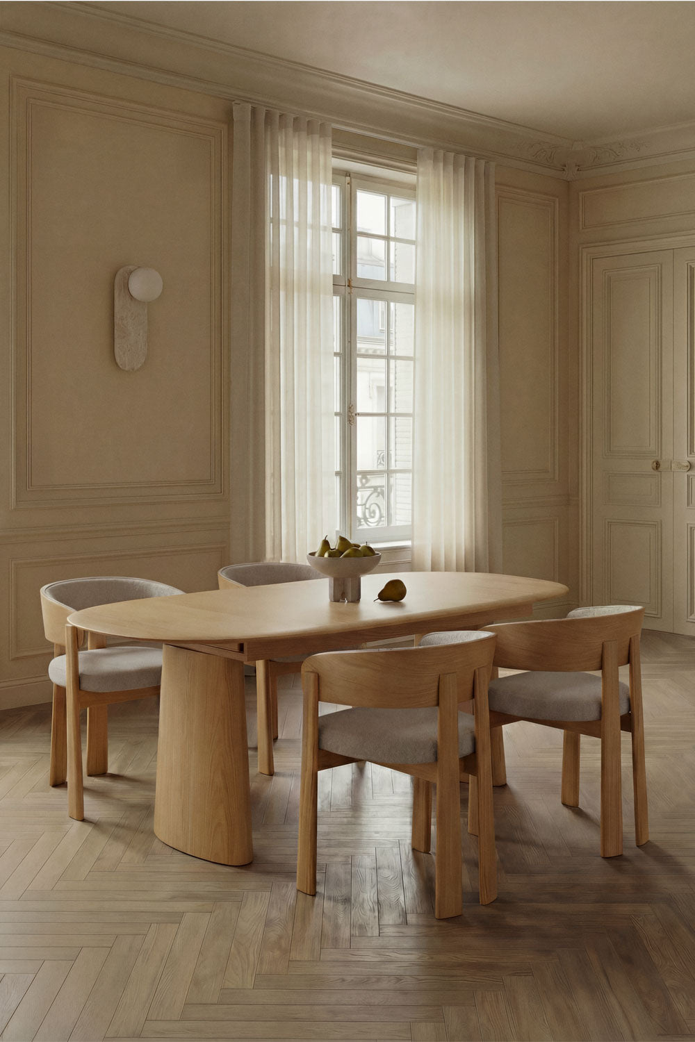 Ēdamgalds TERIURA 220–280x110 cm, MDF