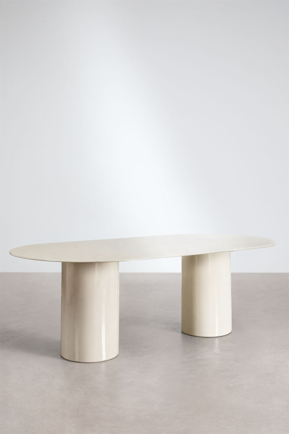Valgomojo stalas ZIVOARO 220x110 cm, stiklas
