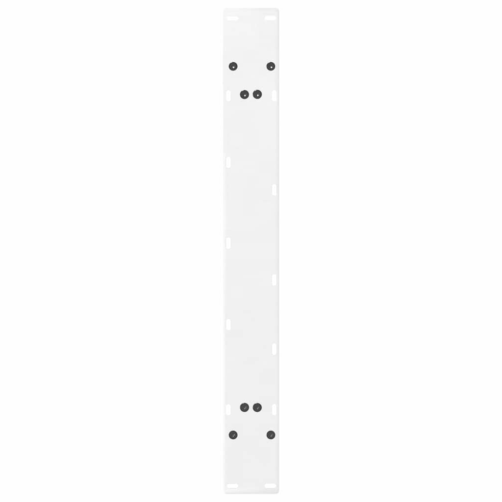 Valgomojo stalo kojelės, 2 vnt., baltos, 100x(72 - 73) cm, plienas, A formos - Namų Idėja