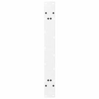 Valgomojo stalo kojelės, 2 vnt., baltos, 100x(72 - 73) cm, plienas, A formos - Namų Idėja