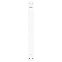 Valgomojo stalo kojelės, 2 vnt., baltos, 80x(72 - 73,3) cm, plienas, V formos - Namų Idėja