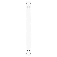 Valgomojo stalo kojelės, 2 vnt., baltos, 90x(72 - 73,3) cm, plienas, V formos - Namų Idėja