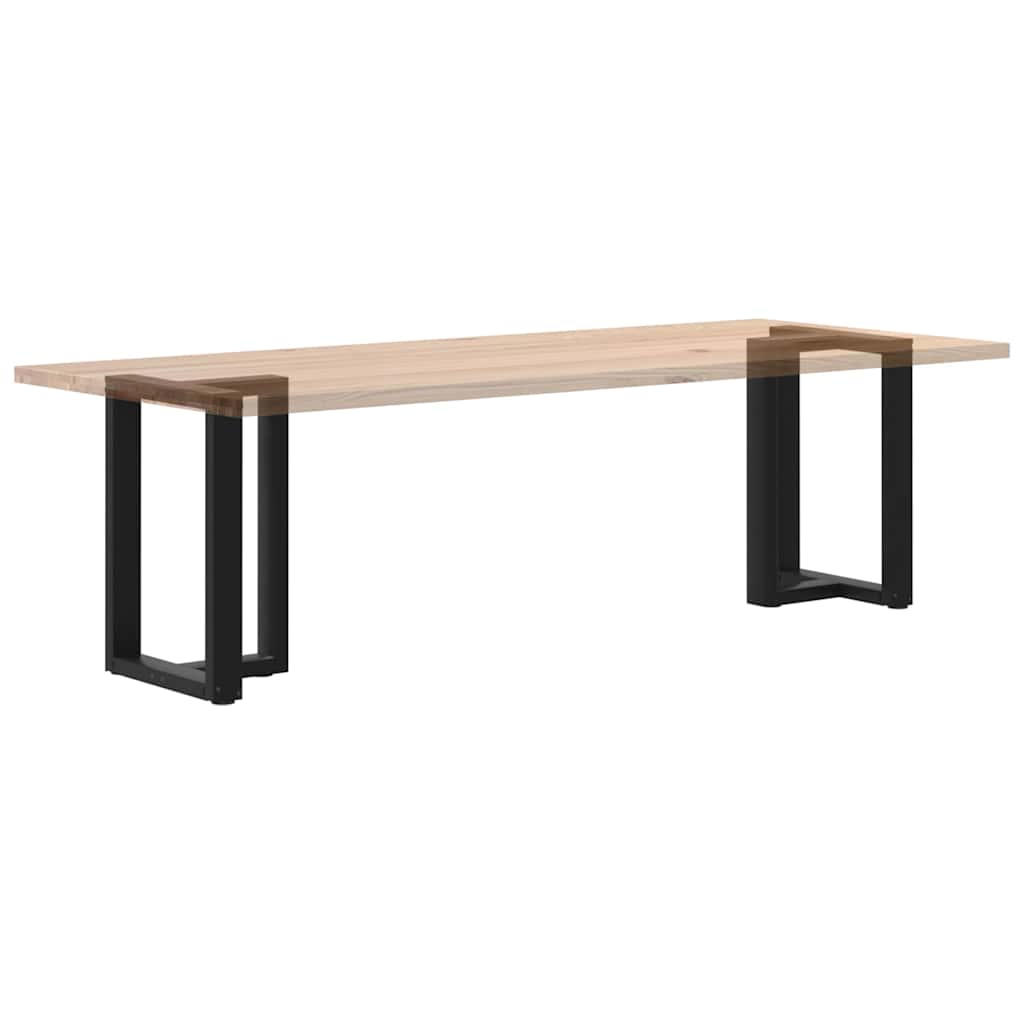 Valgomojo stalo kojelės, 2 vnt., juodos, 60x35x(72 - 73) cm, plienas - Namų Idėja