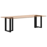 Valgomojo stalo kojelės, 2 vnt., juodos, 60x35x(72 - 73) cm, plienas - Namų Idėja