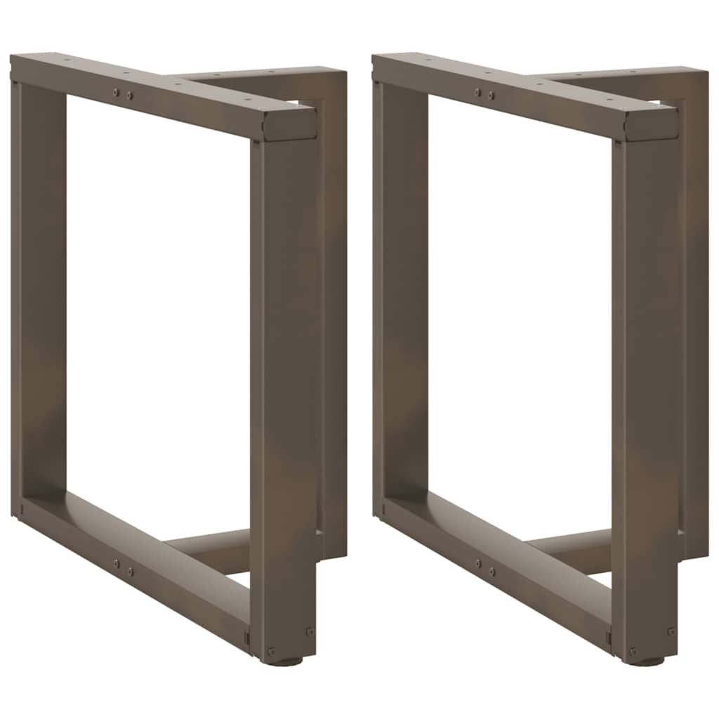 Valgomojo stalo kojelės, 2 vnt., juodos, 70x35x(72 - 73) cm, plienas - Namų Idėja