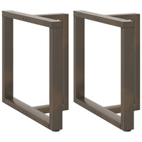 Valgomojo stalo kojelės, 2 vnt., juodos, 70x35x(72 - 73) cm, plienas - Namų Idėja
