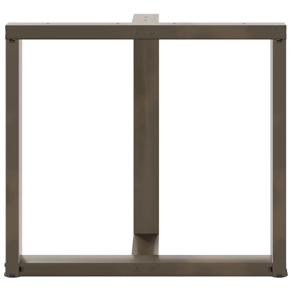 Valgomojo stalo kojelės, 2 vnt., juodos, 70x35x(72 - 73) cm, plienas - Namų Idėja