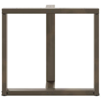 Valgomojo stalo kojelės, 2 vnt., juodos, 70x35x(72 - 73) cm, plienas - Namų Idėja