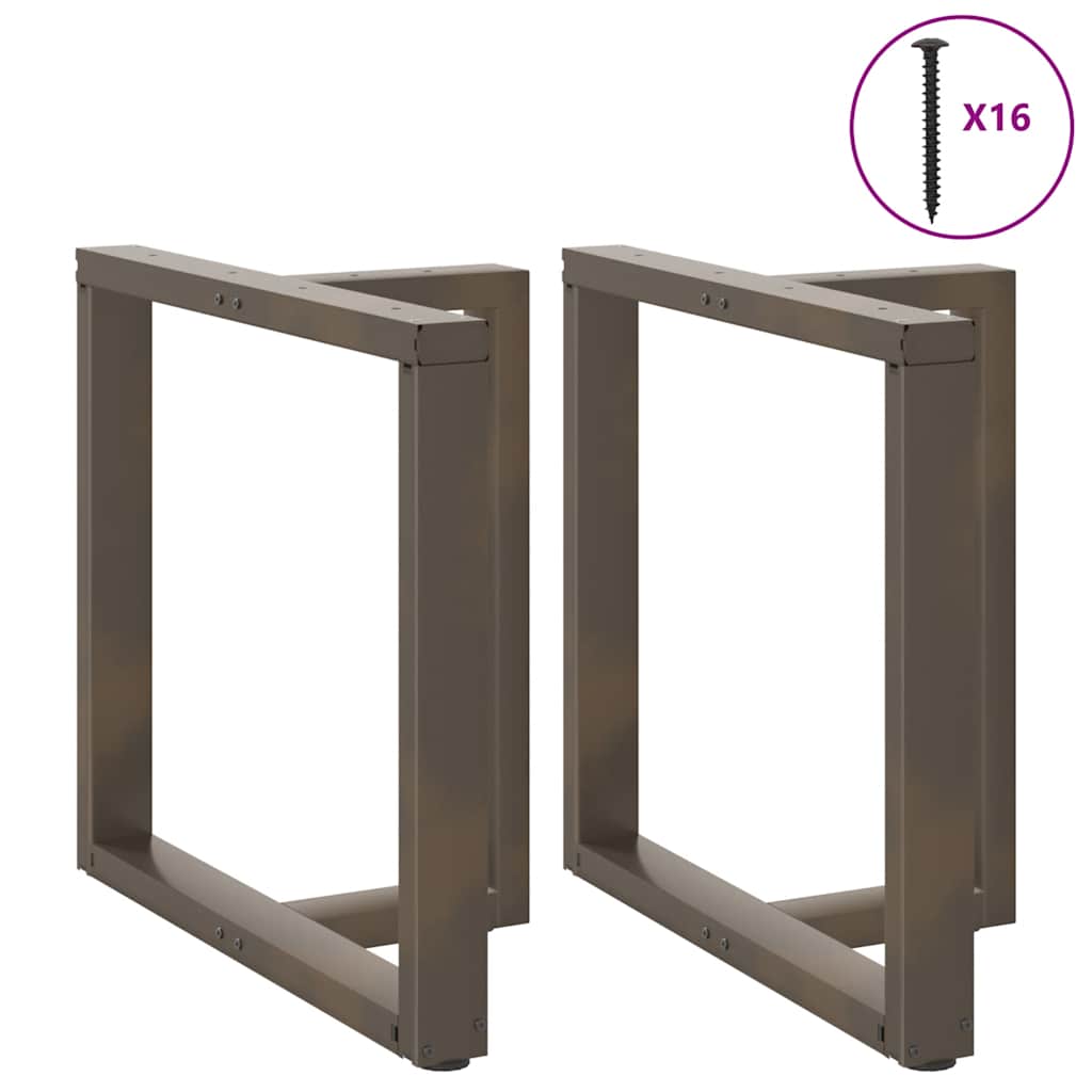 Valgomojo stalo kojelės, 2 vnt., juodos, 80x35x(72 - 73) cm, plienas - Namų Idėja