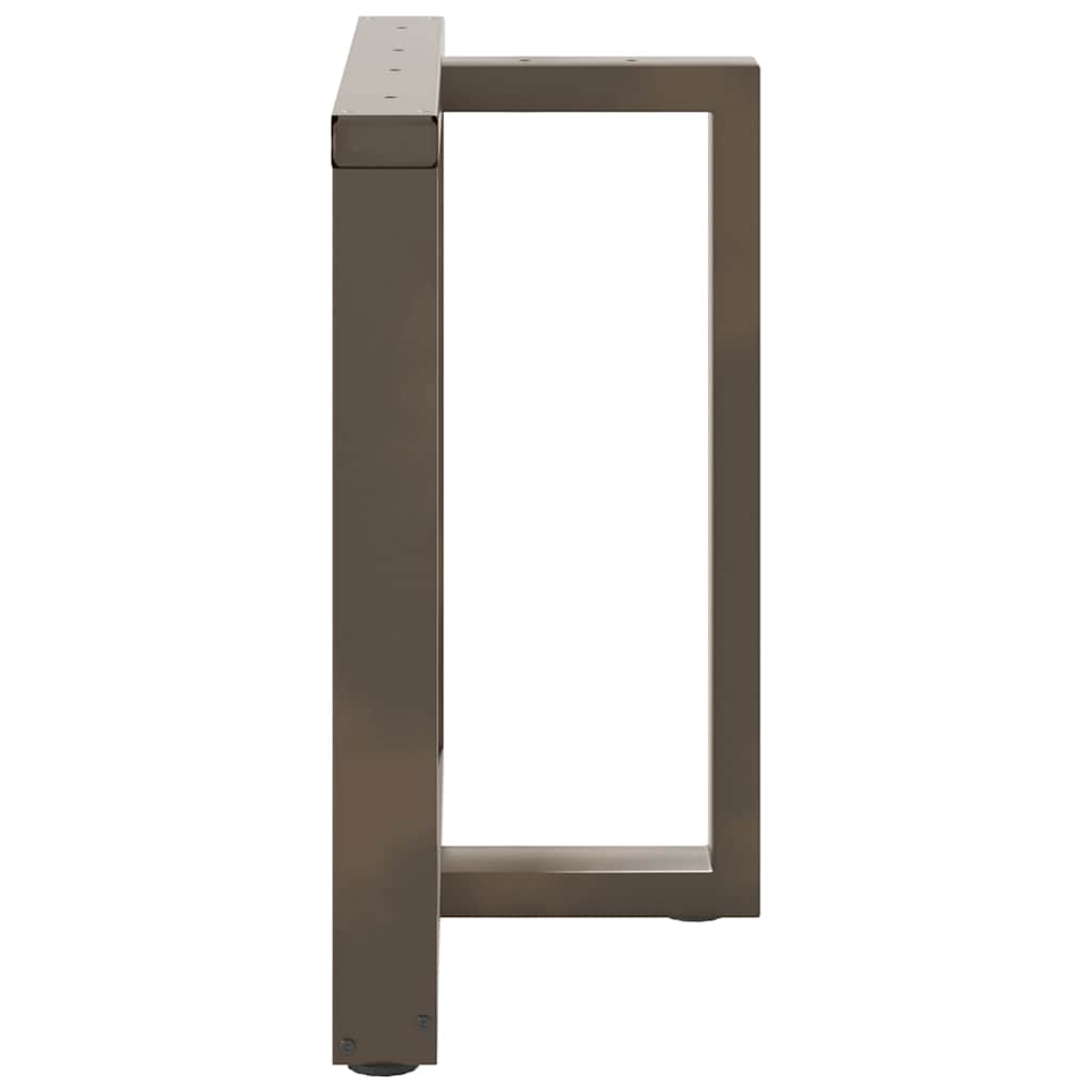 Valgomojo stalo kojelės, 2 vnt., juodos, 80x35x(72 - 73) cm, plienas - Namų Idėja
