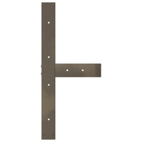 Valgomojo stalo kojelės, 2 vnt., juodos, 80x35x(72 - 73) cm, plienas - Namų Idėja