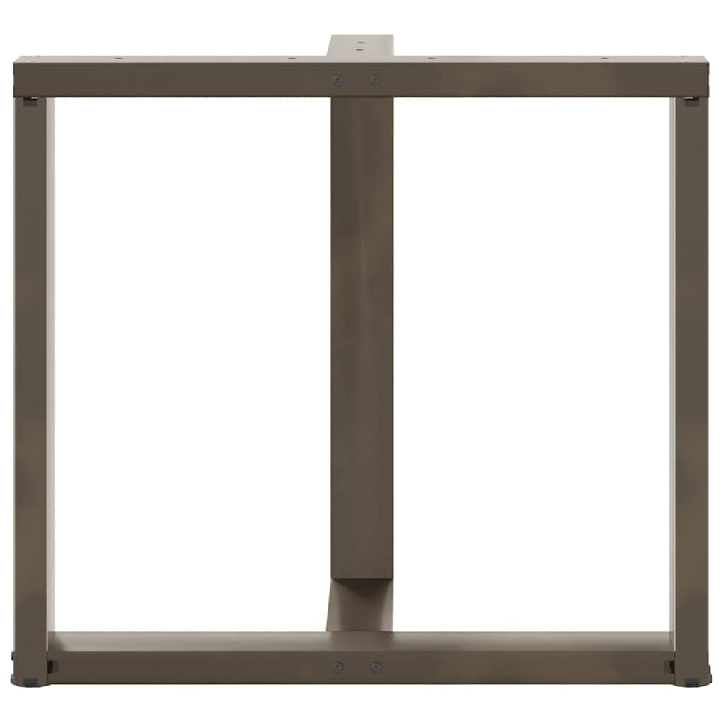 Valgomojo stalo kojelės, 2 vnt., juodos, 80x35x(72 - 73) cm, plienas - Namų Idėja