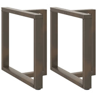 Valgomojo stalo kojelės, 2 vnt., juodos, 80x35x(72 - 73) cm, plienas - Namų Idėja